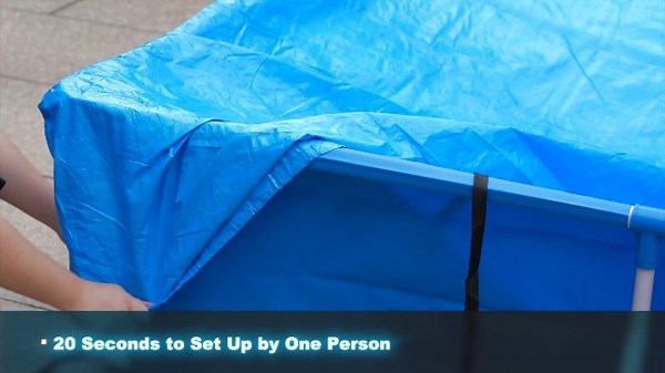 Watch Rectangle Pool Cover Overview | Durable, Easy & Secure Fit on Amazon Live