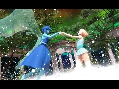 [Animation] Pearl and Lapis Lazuli FUSION - Aquamarine [MMD]