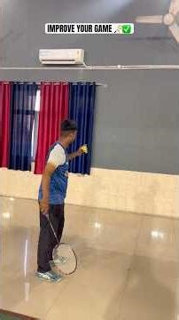 TRAIN ALONE LIKE A PRO 🏸✅🎯 #badmintontutorials #badminton #shorts