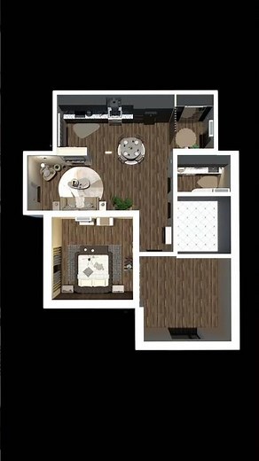 The Perfect Apartment Layout (Top-Down View!)