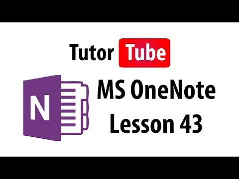 MS OneNote Tutorial - Lesson 43 - Lock and Snap to Grid on Drawing Mode
