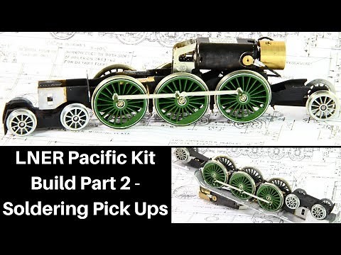 Lets Build DJH LNER Pacific Part 2 Soldering Chassis & Pick Ups
