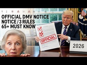 Official DMV Notice: 3 Driving Rules Changing Across the U.S. — Drivers 65+ Take Note