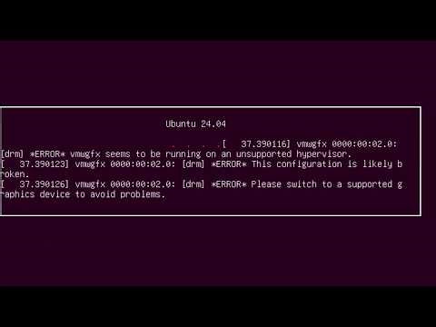 vmwgfx Boot Failure Ubuntu – Unsupported Hypervisor Fix