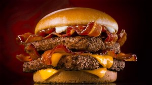 6.6K views · 107 reactions | Baconate your day with a big, juicy Baconator. Made with fresh, never frozen, Canadian beef. 肋 | Wendy's | Facebook