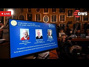 LIVE: Nobel Prize Physics Laureates Reveal Breakthroughs | John Clarke, Michel Devoret & Martinis