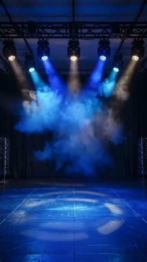🎭 Dramatic Stage Lights & Smoke | Cinematic Theater Vibes