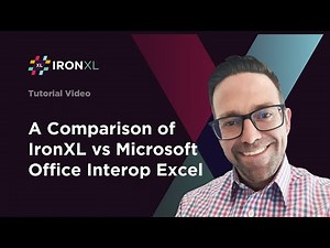 A Comparison of IronXL vs Microsoft Office Interop Excel