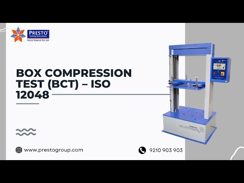 Box Compression Test (BCT) as per ISO 12048 | Stacking Strength of Corrugated Boxes Explained