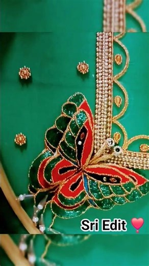 .... 🪡 3D Ari Work 🧵 Butterfly design 🧶 ....