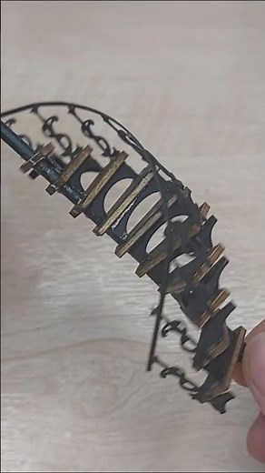 Building a Tiny Spiral Staircase! 🌀📚 | Twilight Book Mall #miniature #diy #dollhouse #craft