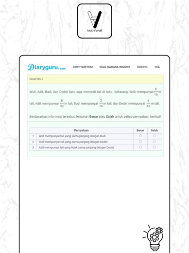 Persiapan TKA: Yuk Bahas Soal-soal Matematika