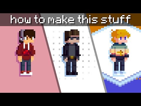 How I make Minecraft pixel art characters
