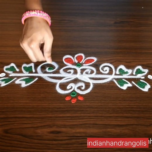 Trendy and easy side border designs | Side muggulu | Side rangoli designs