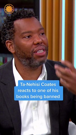 Ta-Nehisi Coates reacts to one of his books being banned. #news #booktok #tanehisicoates #bannedbooks #bannedbooksweek #books
