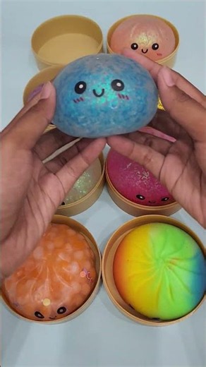 Squishy Dumpling ASMR 🌈✨ Squeeze & Relax