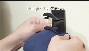 gtlingyan Hat Rack for Baseball Caps, 2 packs Black&White Each, Wall Cap Holder 20pcs Cap Organizer Storage, Gift for Your Caps Companion