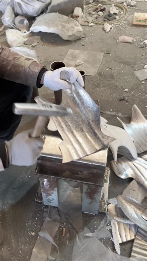 The process of creating sculpture art#sculptureart #Art #sculpture #diy #metalsculpture