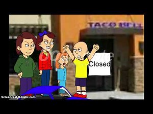 Caillou Destroys The Taco Bell Requested By ‪@JohnnyRamone1974‬