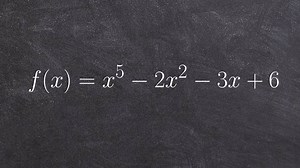 How to apply Descartes' Rule of Signs for polynomials