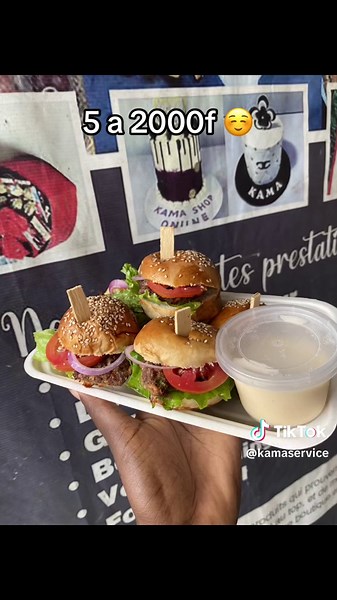 Commande Mini Burger avec Effets Voix