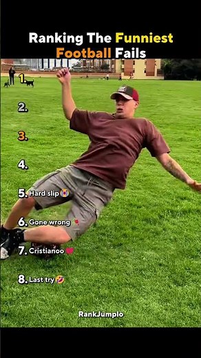Ranking the funniest football fail 💀🗿 #usa