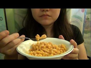 Eating Macaroni and Cheese