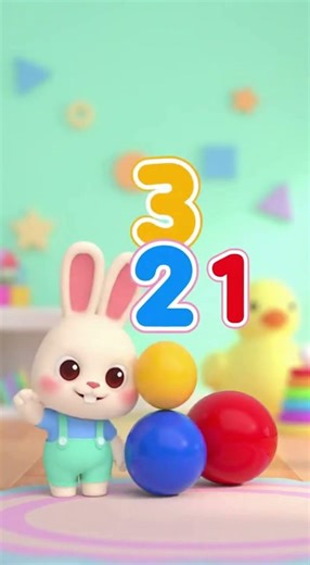 Let's Learn to count to 3 with Ruby the Rabbit!