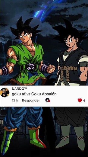 Goku Af Vs Goku Absalon Who is strongest #goku #dragonball #dbaf #anime #battle #dragonballsuper