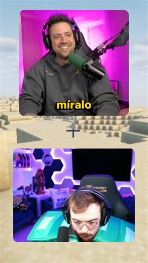 Auron MUTES HIMSELF to say THIS about Ibai 💀😂 #auron #ibai #minecraft #clips #humor #memes #foryou