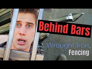 How to Make Wrought Iron Metal Spiked SECURITY FENCE - Fence Panel IDEAS and Jig