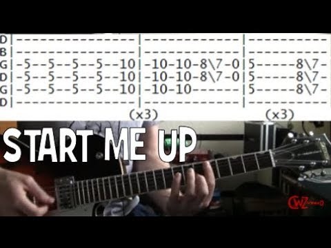 Start Me Up Chords & Guitar Tab with Guitar Lesson by Rolling Stones