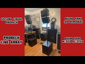 Sistema lineal ProReck / line array ProReck