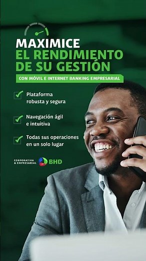Administre sus operaciones con Móvil Banking e Internet Banking Empresarial BHD