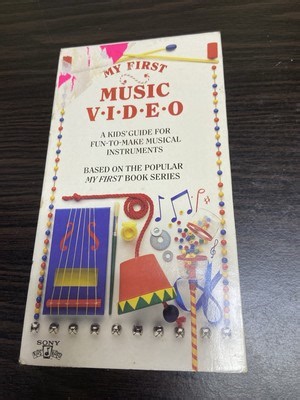 My First Music Video: A Kid's Guide For Fun To Make Musical Instruments VHS | eBay
