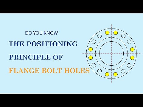 the positioning principle of flange bolt holes#steelpipe #pipelining #welding