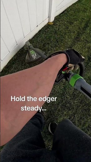 When you realize your string edger is actually your superhero weapon 🦸‍♂️🌿✨Clean edges = glow-up