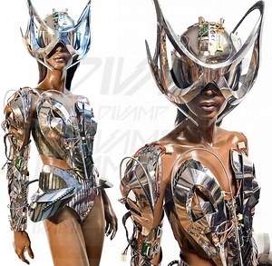 Computer Barbarella Atomic Sphere Stage Outfit - Etsy