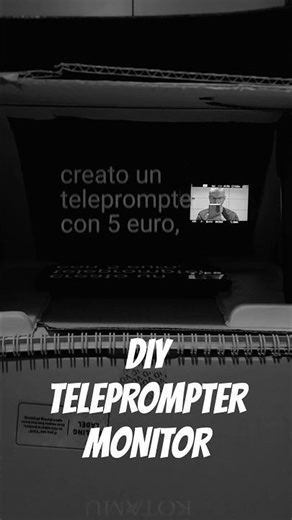 TELEPROMPTER ON A BUDGET FOR VIDEOMAKERS