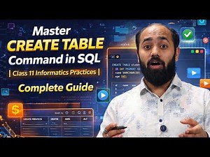 SQL 2 CREATE TABLE Command | Informatics Practices | Complete Guide #cbse #exam #oneshot