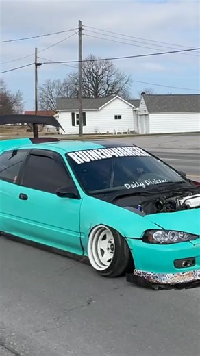 Fasted Honda Civic on this side of the USA. Stanced EG hatch on 15x10s with t7 maxpeedingrods coils | Brilliant Buys