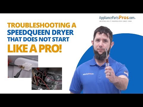 Speed Queen Dryer Not Starting - Top 3 Reasons and Fixes
