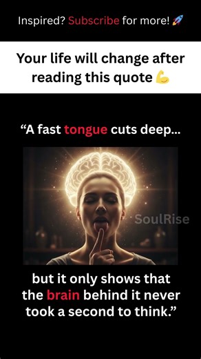 #SoulRise Fast Tongue, Empty Mind — Think Before You Cut