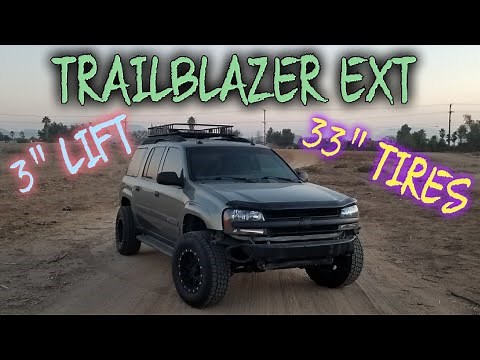 Trailblazer EXT suspension lift and wheels