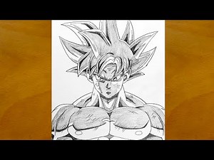 How to Draw Goku Ultra Instinct || Step by Step Anime Drawing || Dragon Ball Super Art