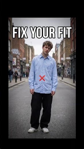 Stop Wearing Oversized Shirts Wrong | Fix Your Outfit Proportions Instantly