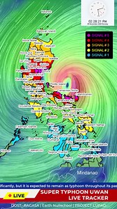 Super Typhoon Uwan Live Tracker #UwanPH | Project LUPAD
