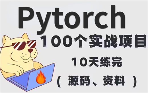 【2024最全实战项目】100个PyTorch练手项目合集，学习计算机视觉图像处理,深度学习必备，从零入门Pytorch框架，练完即可毕业，练手项目~项目经验~
