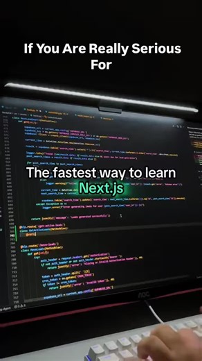 CODE_STUDIO_BRO on Instagram: "Fast Comment Next.js 🔥 I will dm personally 🤙🏻free 🔥 #nextjs #developer #coder #codding #techreels"