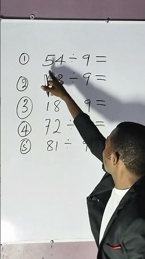 Division by 9.#maths #division #divisiontricks